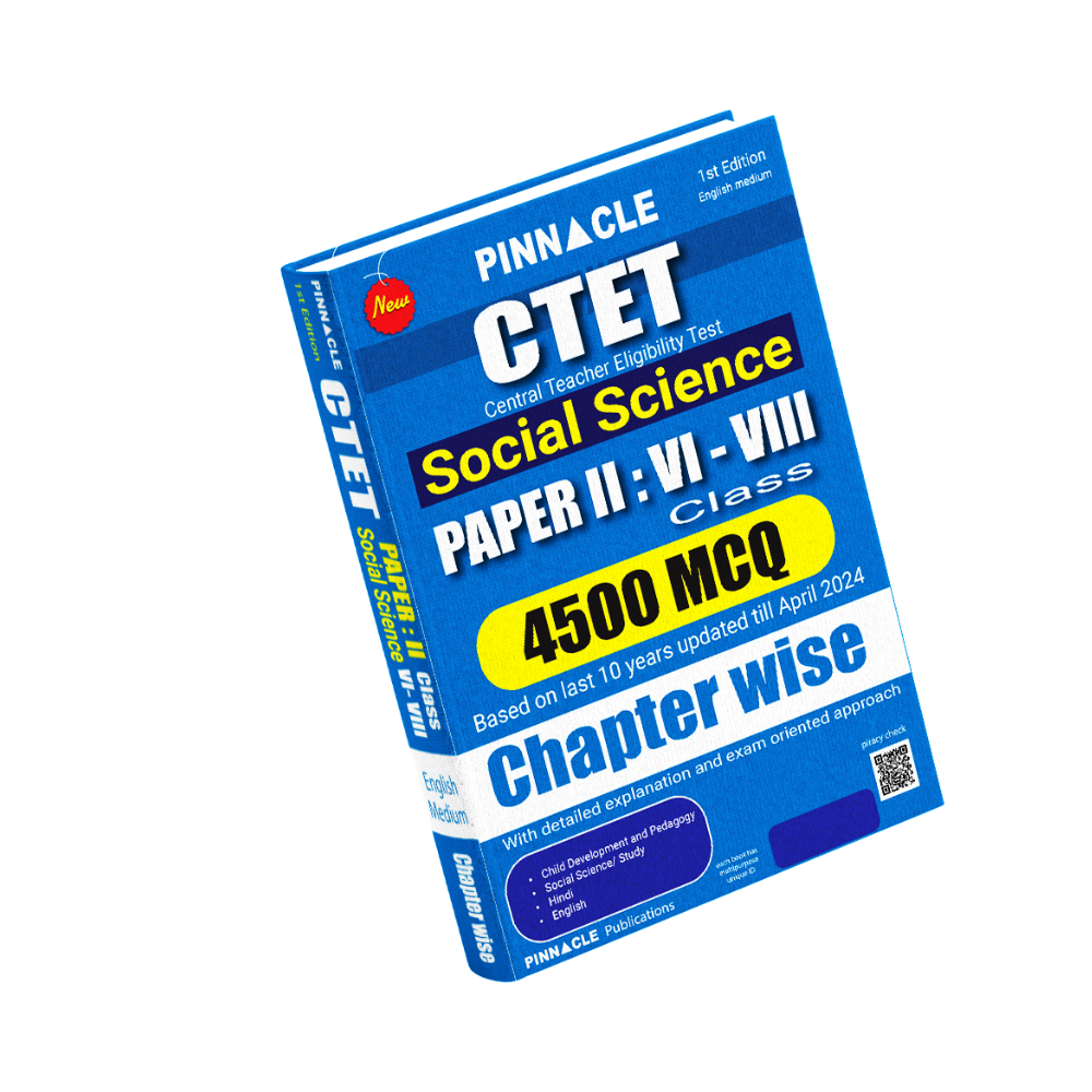 CTET Central Teacher Eligibility Test Paper II Social Science and Study Class VI -VIII  chapterwise English medium